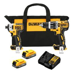 Combo Taladro Atornillador Percutor - Atornillador de Impacto BL DeWalt DCK287E2-AR