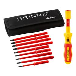Set Destornillador Aislado 1000V con Torque Brinna HB-42