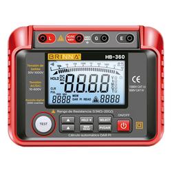 Megohmetro Medidor de Aislaci�n Brinna HB-360