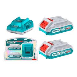 Kit Cargador + 2 Bater�as 20V 2Ah Total TFBCPK2212-4